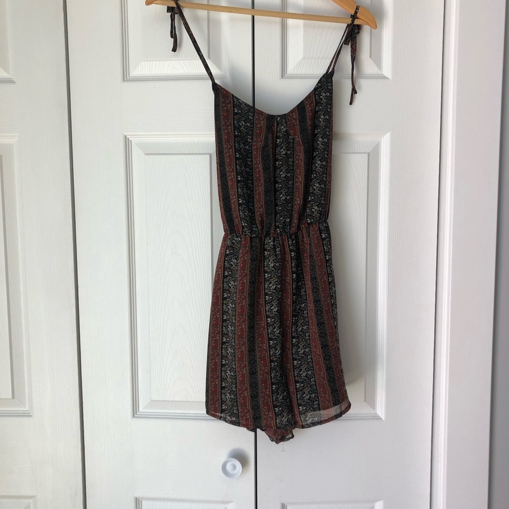 summer floral romper